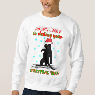 Sweatshirt MEOWY NOËL, Cadeau de Noël, Joyeux Noël
