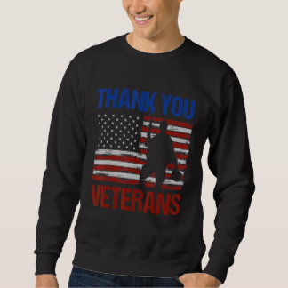 Sweatshirt Merci De La Fête Des Anciens Combattants Pour Femm
