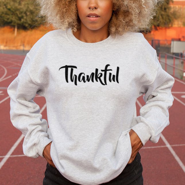 Sweatshirt Merci Grateful Gratitude Thanksgiving (Créateur téléchargé)