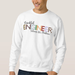 Sweatshirt Merci ingénieur, résoudre les problèmes de la vie