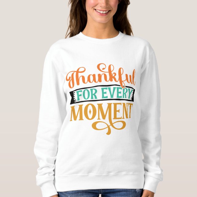 SWEATSHIRT MERCI POUR TOUS LES MOMENTS GRÂCE À (Devant)