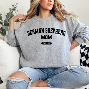 Sweatshirt MÈRE BERGER ALLEMAND Maman Chien Année de Naissanc