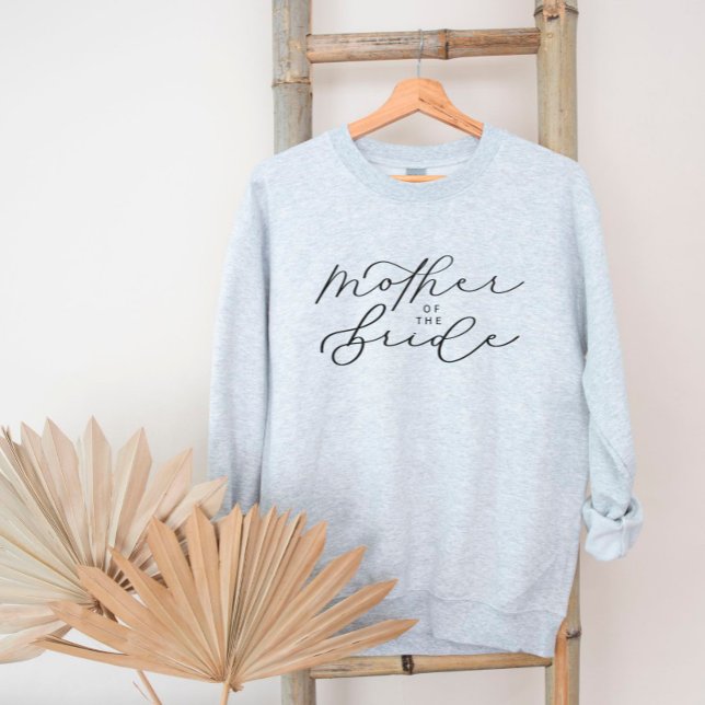 Sweatshirt Mère de la mariée mignonne Script de la fête de la (Créateur téléchargé)