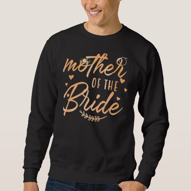 Sweatshirt Mère Du Mariage De Mariée (Devant)