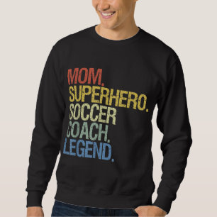 Sweatshirt Mère entraîneur de football