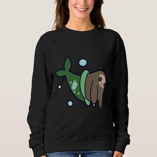 Sweatshirt Mermaid Sloth (Devant)