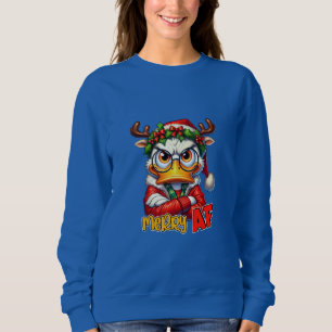 Sweatshirt Merry AF Grumpy Duck