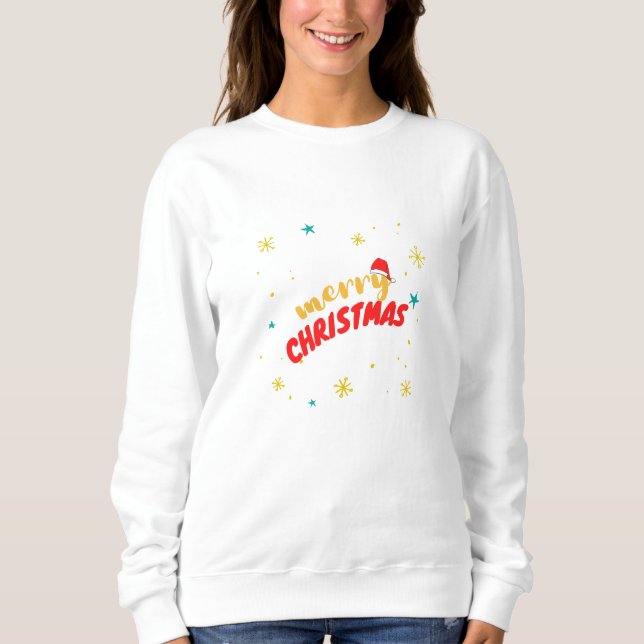Sweatshirt Merry Christmas (Devant)