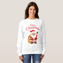 Merry Christmas Cute Cartoon Santa Claus Simple