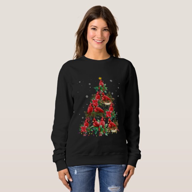 Sweatshirt Merry Christmas Cutest Cardinal Bird Lovers Xmas (Devant entier)