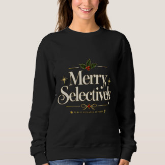 Sweatshirt Merry Selectively Funny Elegant Christmas Sweatshi