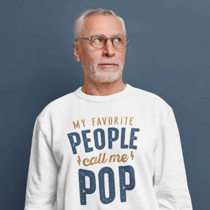 Sweatshirt Mes Gens Favoris M'Appelent Pop