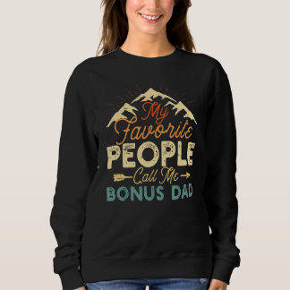 Sweatshirt Mes gens favoris m'appellent Bonus Papa Hommes Ret