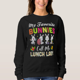 Sweatshirt Mes lapins Favoris M'Appelent Déjeuner Dame Cool H