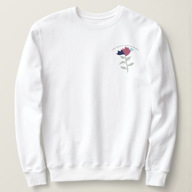 Sweatshirt mes larmes ricochet frocket (Design devant)