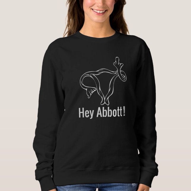 Sweatshirt Message du gouverneur anti Greg Abbott Texas Tyran (Devant)