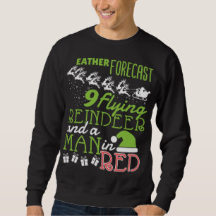 Sweatshirt Météo Reindeer de Noël - Météoro de Noël