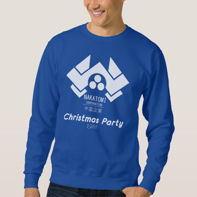 Sweatshirt Meurent le chandail dur de Noël de Nakatomi (Devant)