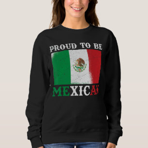 Sweatshirt Mexique Drapeau Fière Mexique