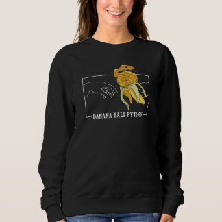 Sweatshirt Michelangelo Creation of Adam Banana Ball Python S