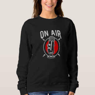 Sweatshirt Microphone en ondes de Podcast Enregistrement en d
