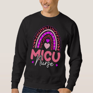 Sweatshirt Micu Nurse Unité Médicale de soins intensifs Leopa