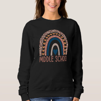 Sweatshirt Middle School Teacher Girls Boys Back To School  2