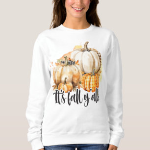 Sweatshirt mignon citrouille saisonnier automne
