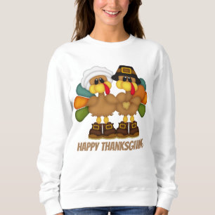 Sweatshirt mignon de pèlerins de dinde de