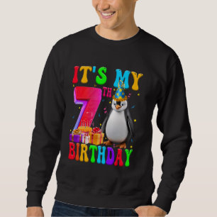 Sweatshirt Mignonne C'est mon 7e anniversaire 7 ans Anniversa