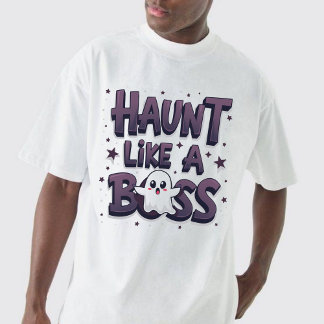 Sweatshirt Mignonne "Haunt Like a Boss" Halloween Hommes