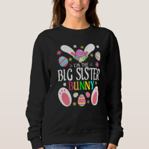 Sweatshirt Mignonne Je suis La Grande Soeur Bunny Matching Fa