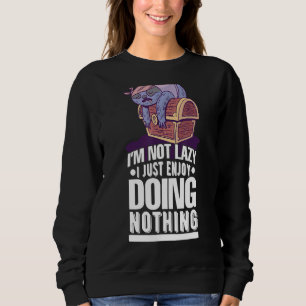 Sweatshirt Mignonne Sloth Je ne suis pas Lazy J'aime juste fa