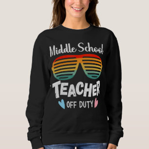 Sweatshirt Milieu Enseignant hors service Lunettes de soleil