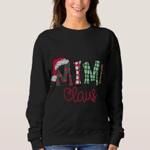 Sweatshirt Mimi Claus Cute Art - Noël