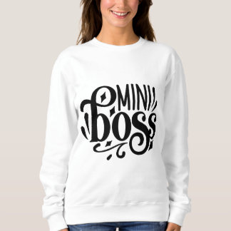 Sweatshirt Mini Boss, chef de bébé