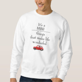 Sweatshirt Mini Cooper Rot Mini Things