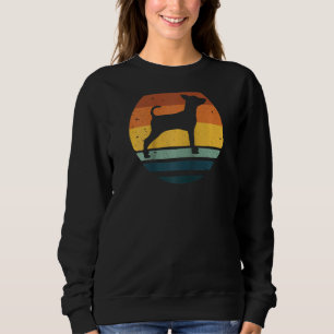 Sweatshirt Miniature Pinscher Min Pin Vintage Retro Chien Mam