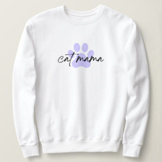 Sweatshirt Minimalist Cat Mama Mood Aesthetic Crewneck Sweats