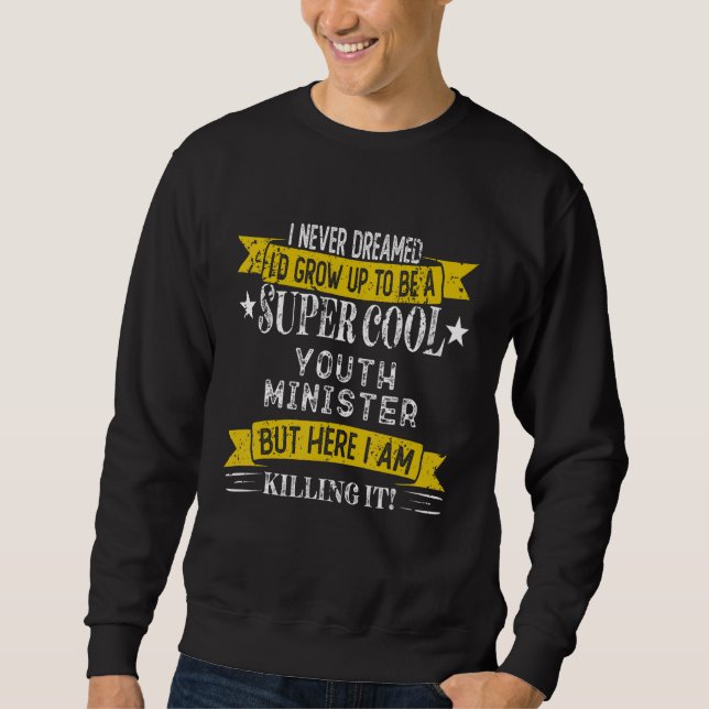 Sweatshirt Ministère de la Jeunesse Titre de l'emploi Profess (Devant)