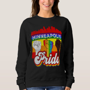 Sweatshirt Minneapolis Pride Arc-en-ciel Gay pride Drapeau Lg