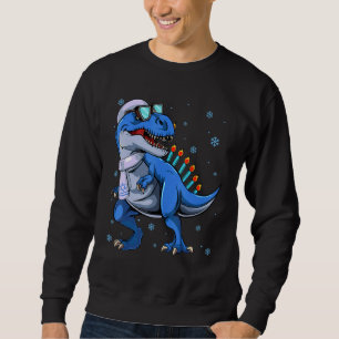 Sweatshirt Minorasaurus Rex Shirt T Rex Dinosaur Hanoukka pou