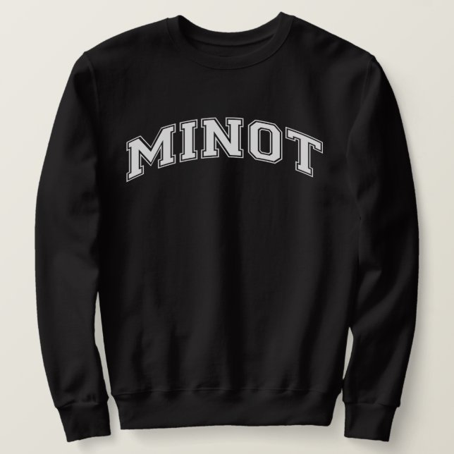 Sweatshirt MINOT University Style Sweater America College (Design devant)