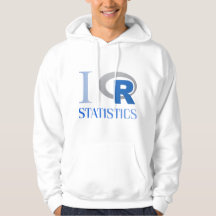 Sweatshirt mit Kapuze von I love R Statistics