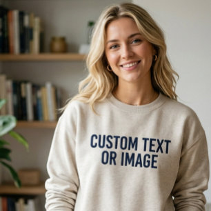 Sweatshirt mit maßgeschneiderter Stickerei - Perso