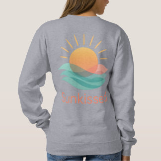 Sweatshirt mit sommerlichen Gefühlen "Sunkissed"
