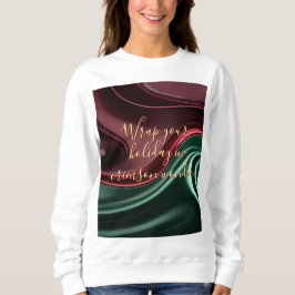 Sweatshirt mit stilvollem abstraktem Grafikdruck