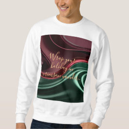 Sweatshirt mit stilvollem abstraktem Grafikdruck