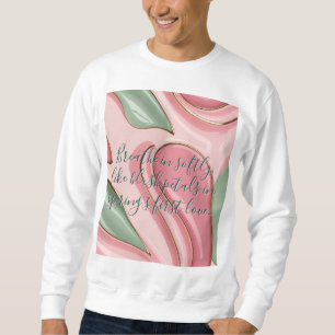 Sweatshirt mit stilvollem abstraktem Grafikdruck