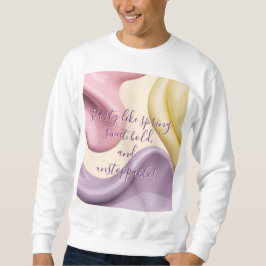 Sweatshirt mit stilvoller abstrakter Grafik